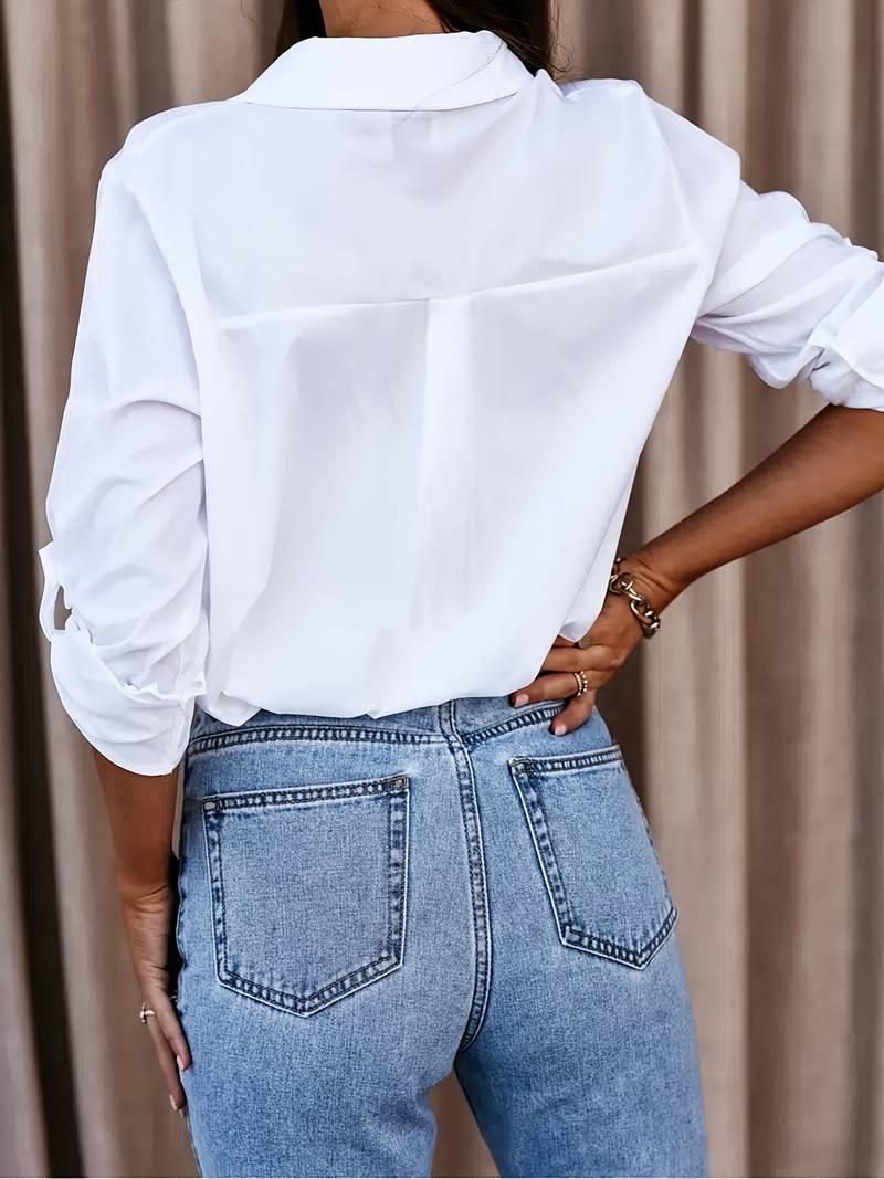 Penelope - Timeless and Casual Buttoned Blouse for Women