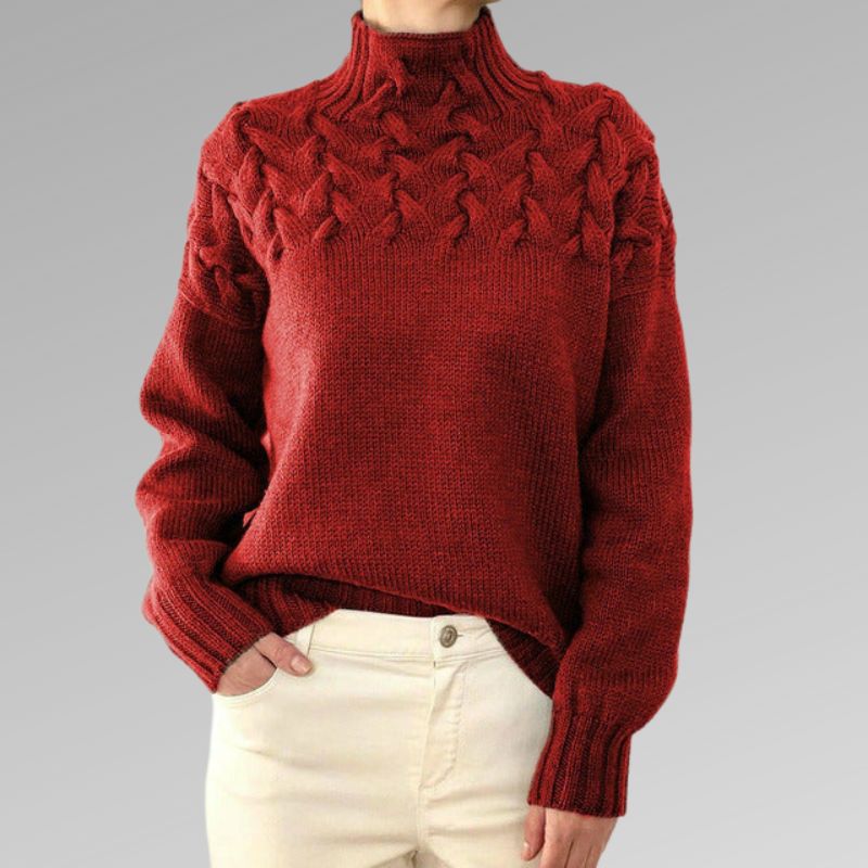 Sophie - Elegant, warm turtleneck sweater