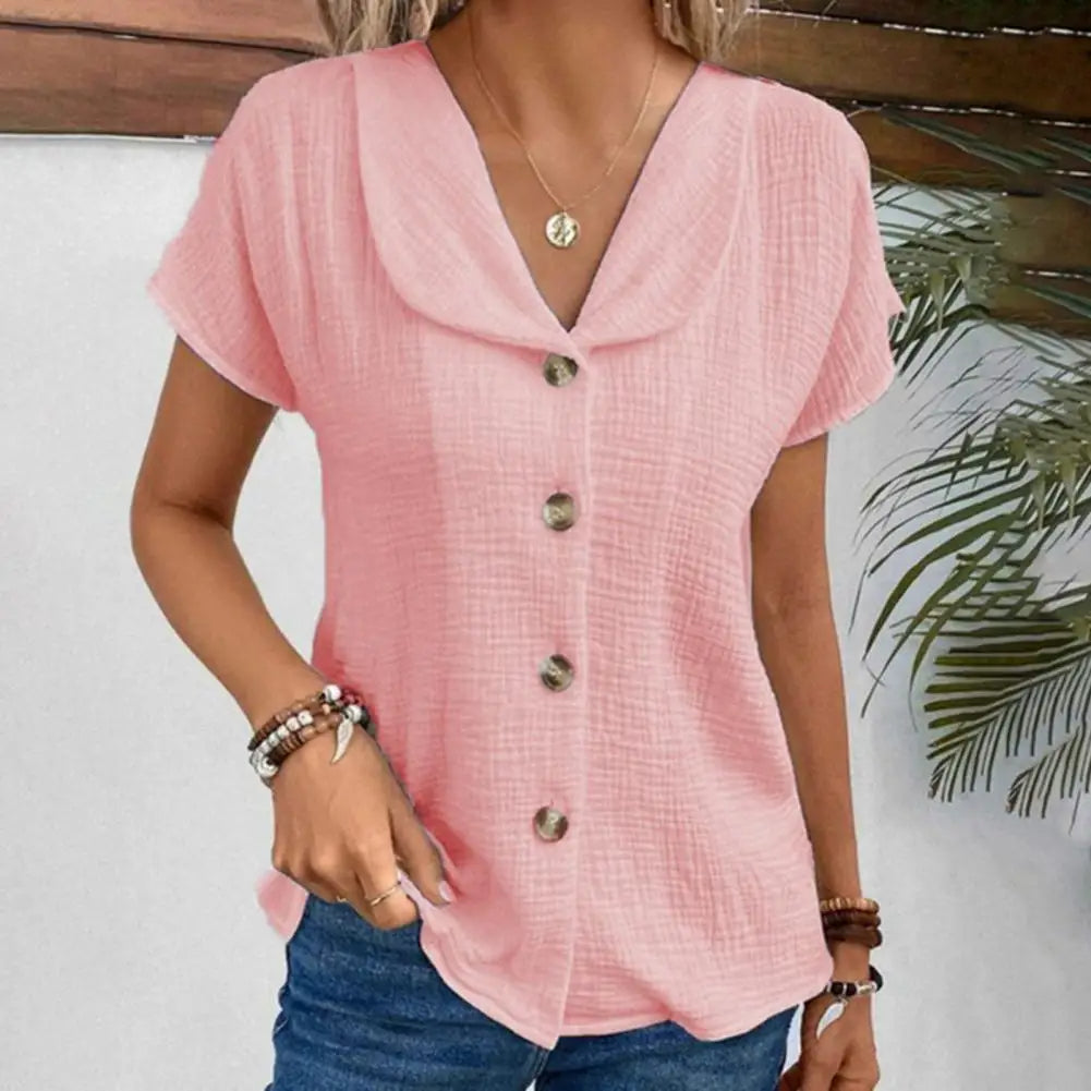 Jemma - Elegant and Chic Blouse with Buttons for Women