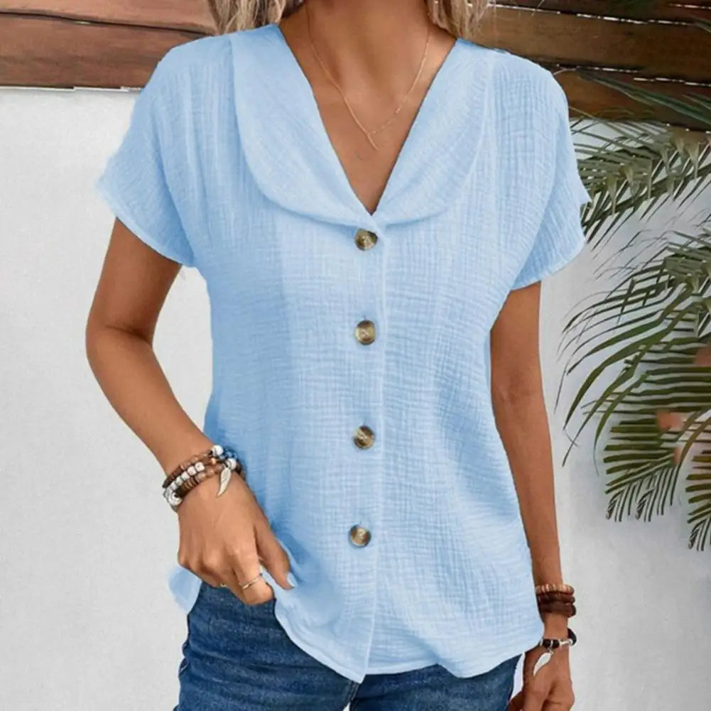 Jemma - Elegant and Chic Blouse with Buttons for Women