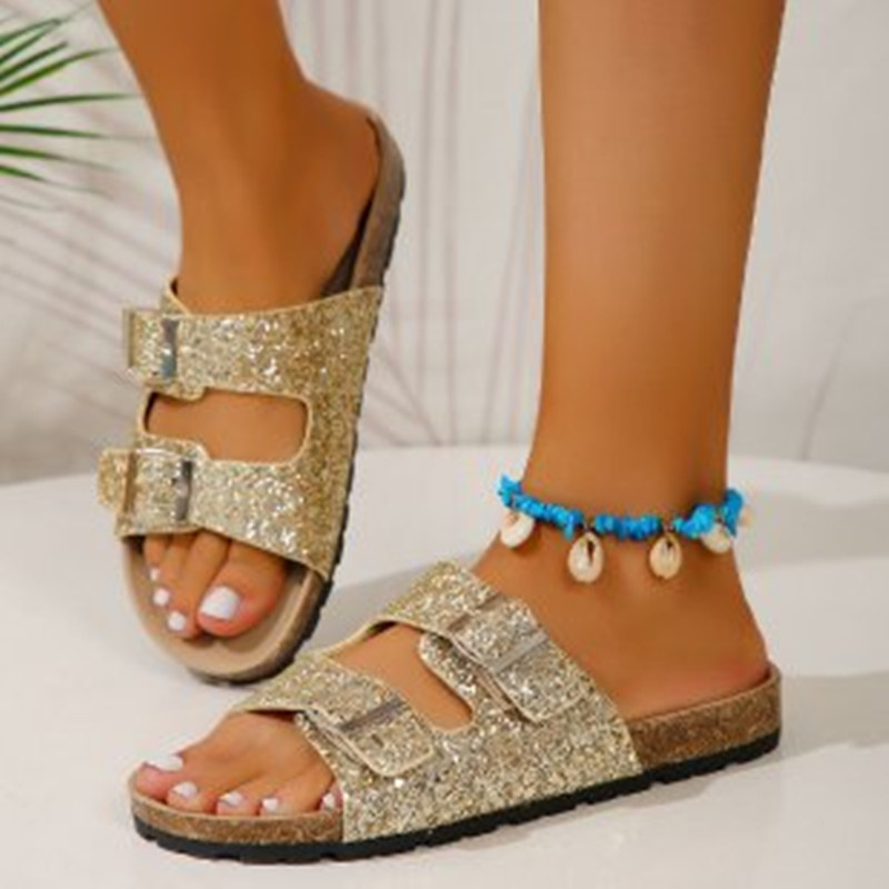 Ashleigh - Elegant and Stylish Glitter Sandals for Woman