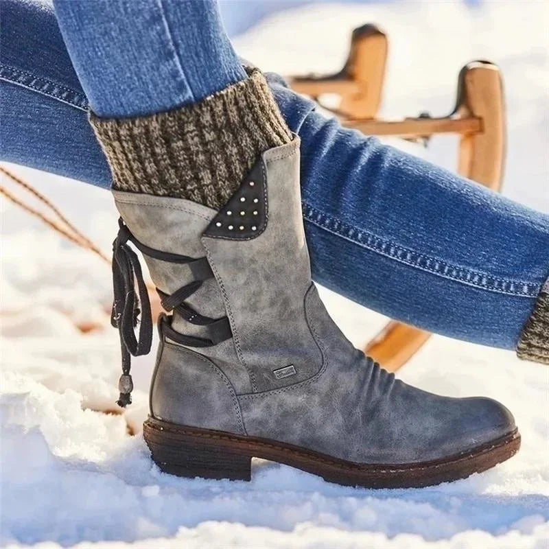 Megan - Stylish and Chic Winter Low Run Shoes for Woman