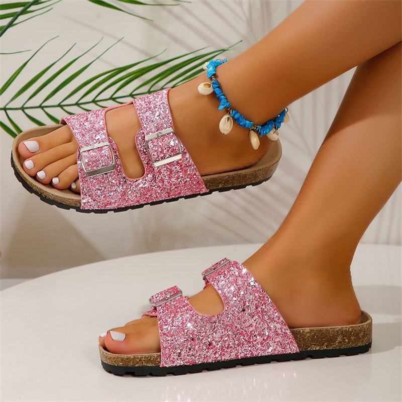 Ashleigh - Elegant and Stylish Glitter Sandals for Woman