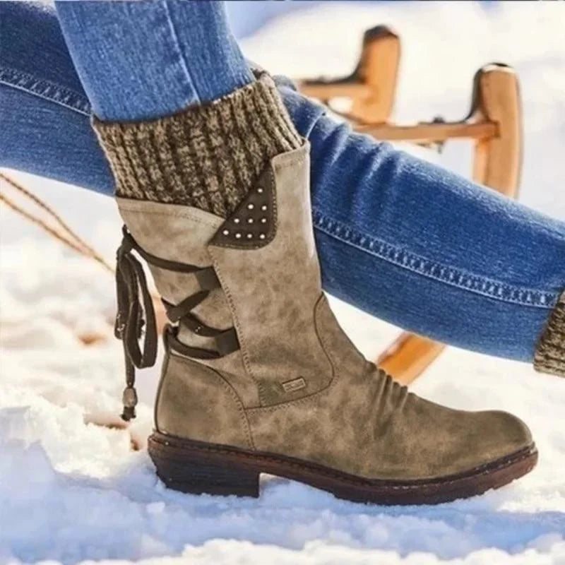 Megan - Stylish and Chic Winter Low Run Shoes for Woman