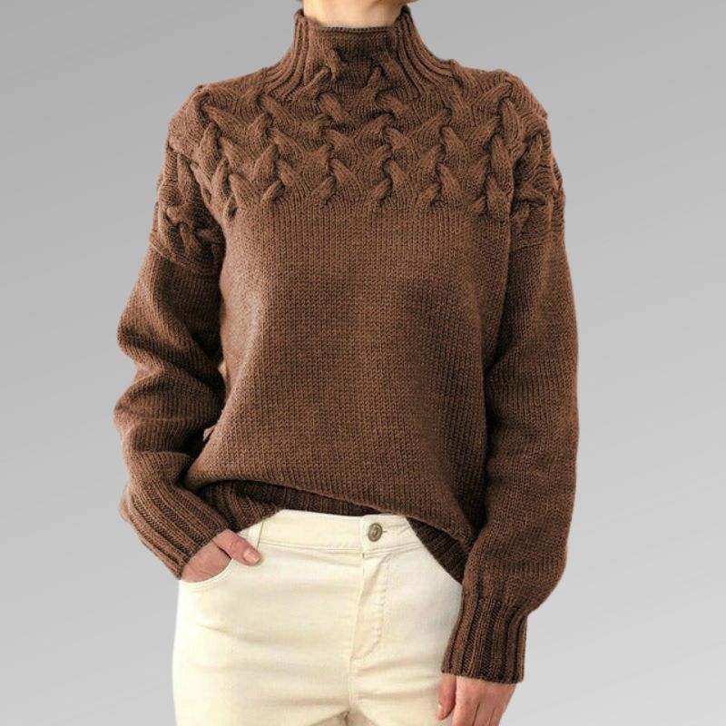 Sophie - Elegant, warm turtleneck sweater