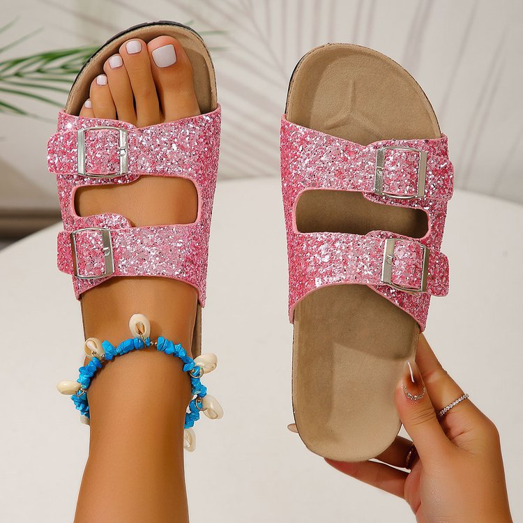 Ashleigh - Elegant and Stylish Glitter Sandals for Woman