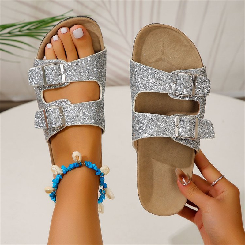 Ashleigh - Elegant and Stylish Glitter Sandals for Woman