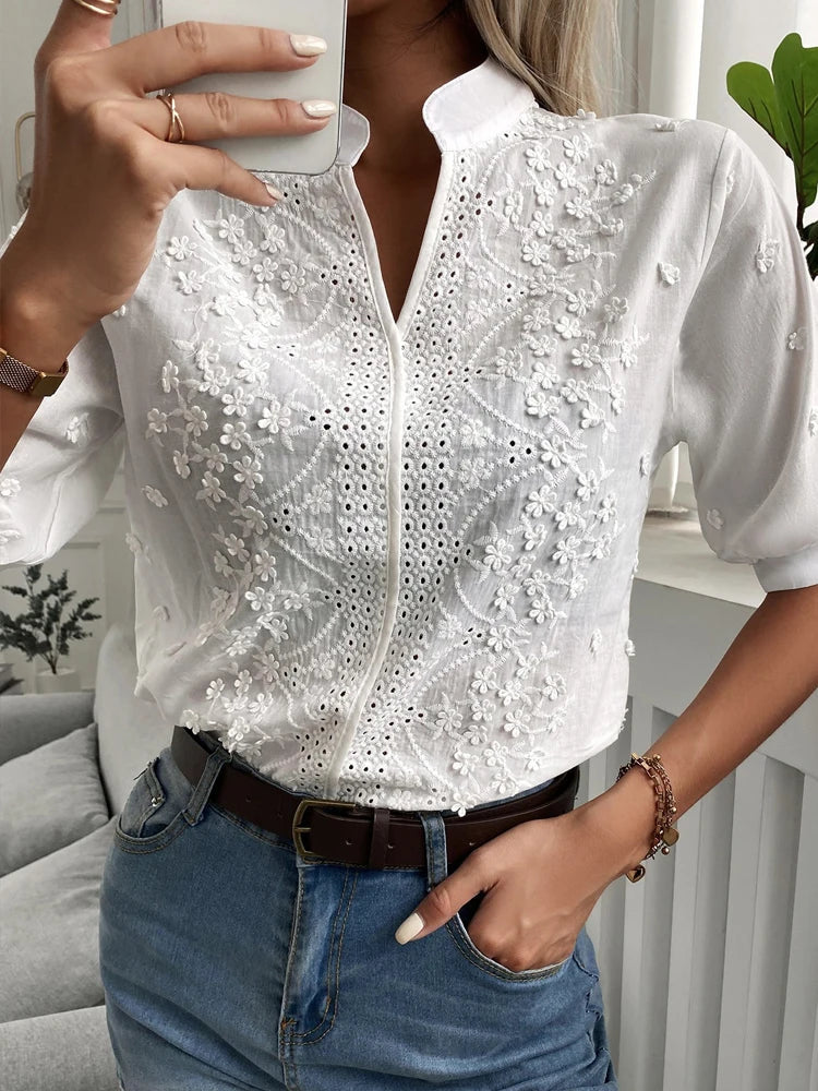 Willow - Elegant and Cute V neck top for Women