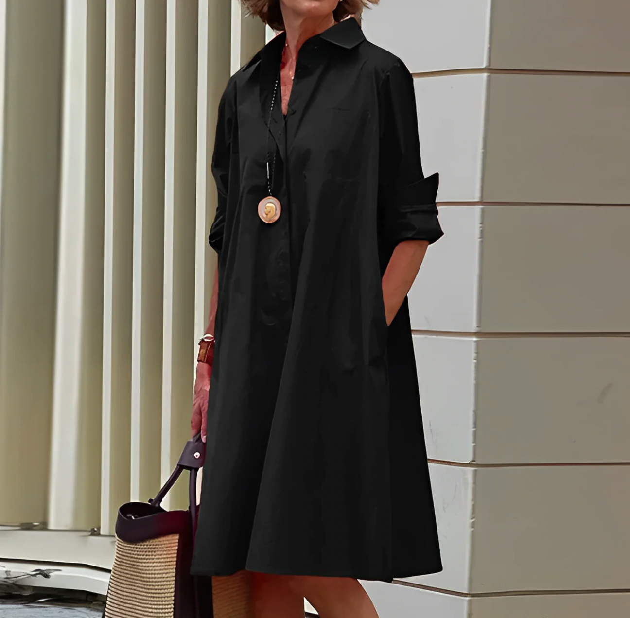 Ella - Elegant and Chic Midi Dress for Women