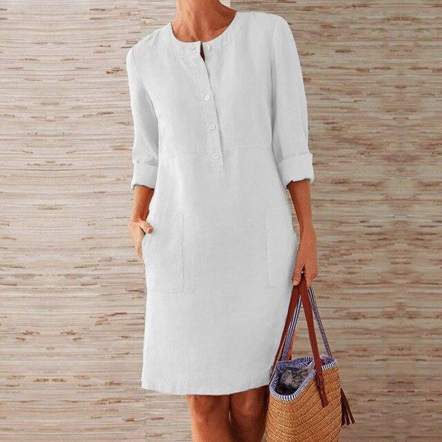 Zara - Timeless and Elegant Midi Summer Dress for Women