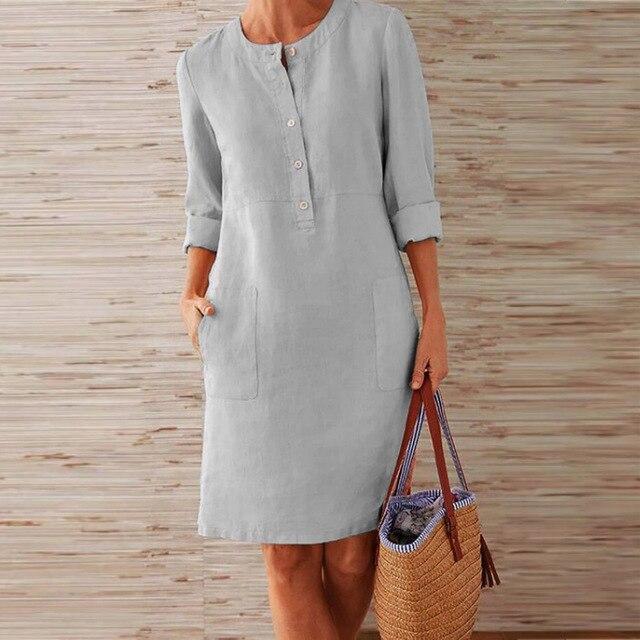 Zara - Timeless and Elegant Midi Summer Dress for Women