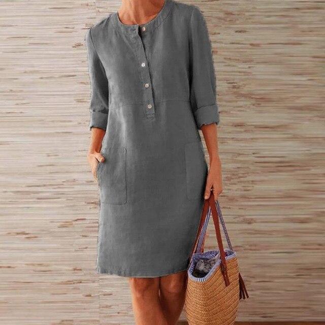 Zara - Timeless and Elegant Midi Summer Dress for Women