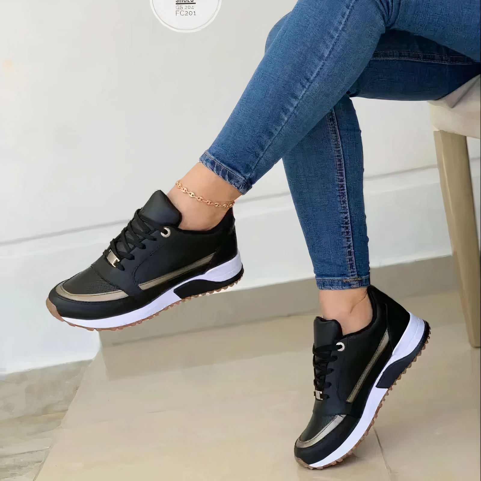 Quinn - Elegant and Fashionable Orthopedic Sneakers for Woman