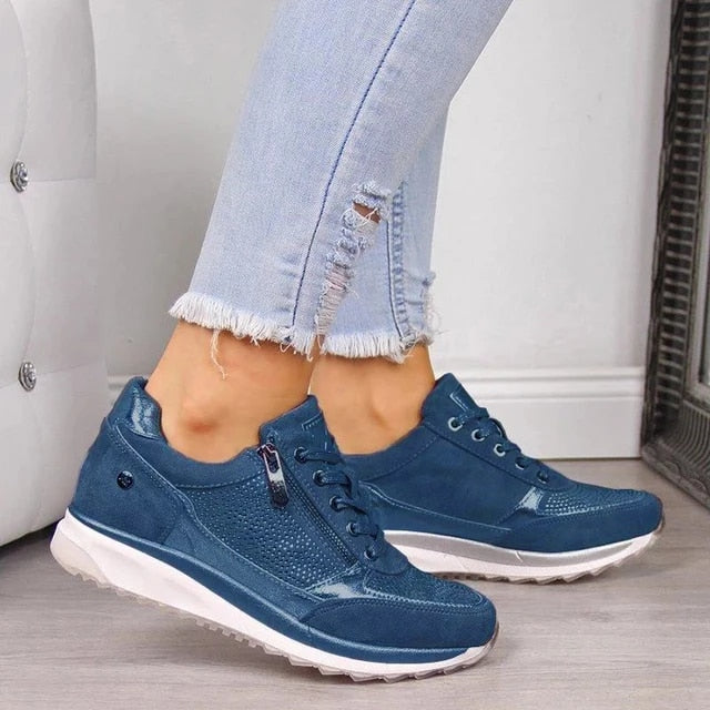 Natalie - Stylish and Elegant Orthopedic Sneakers with Zipper for Woman