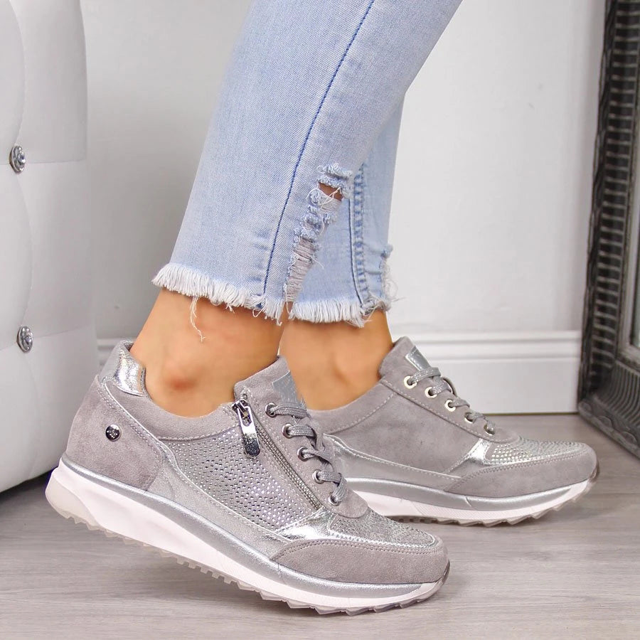 Natalie - Stylish and Elegant Orthopedic Sneakers with Zipper for Woman