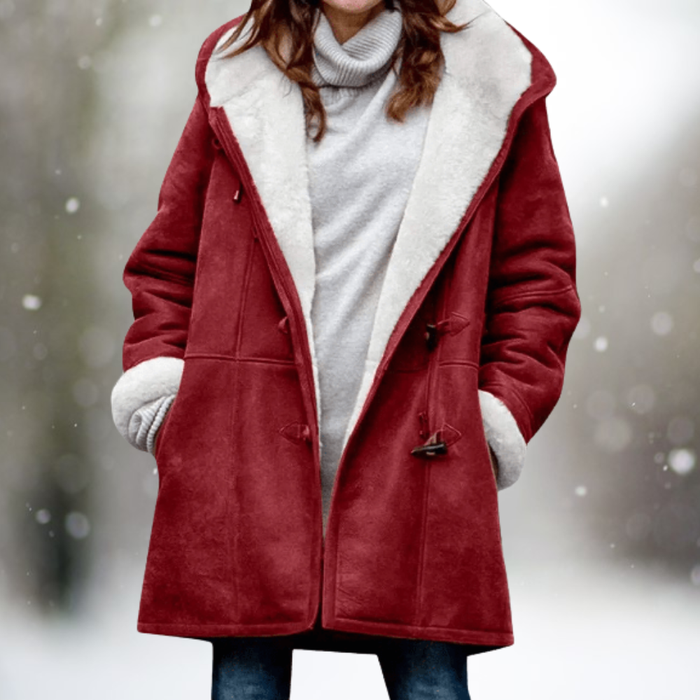 Mia - Stylish and warm jacket with hood