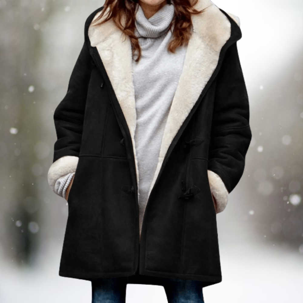 Mia - Stylish and warm jacket with hood