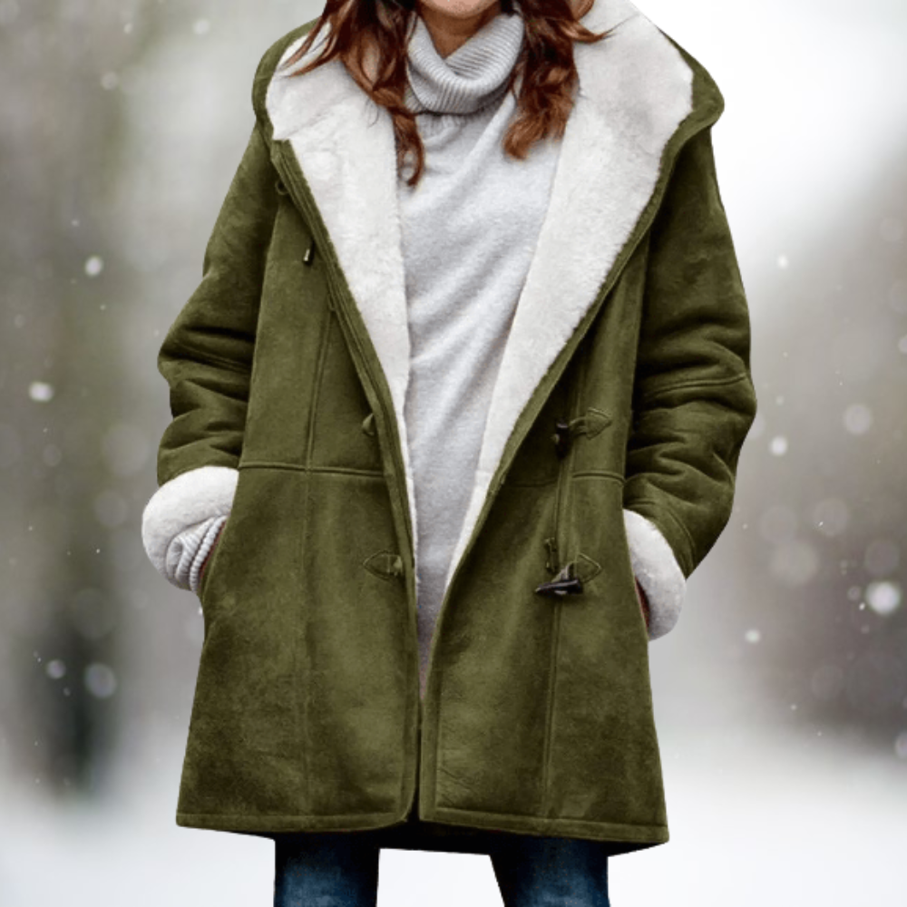 Mia - Stylish and warm jacket with hood