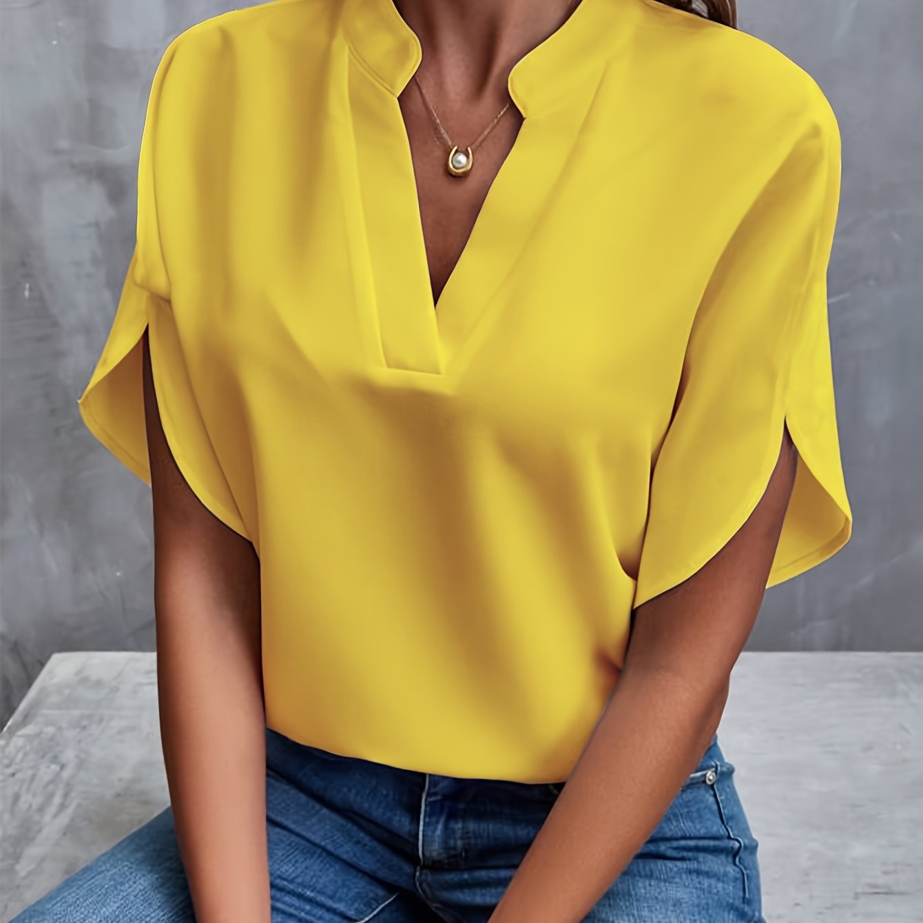 Sydney - Elegant and Casual V Neck Blouse for Women