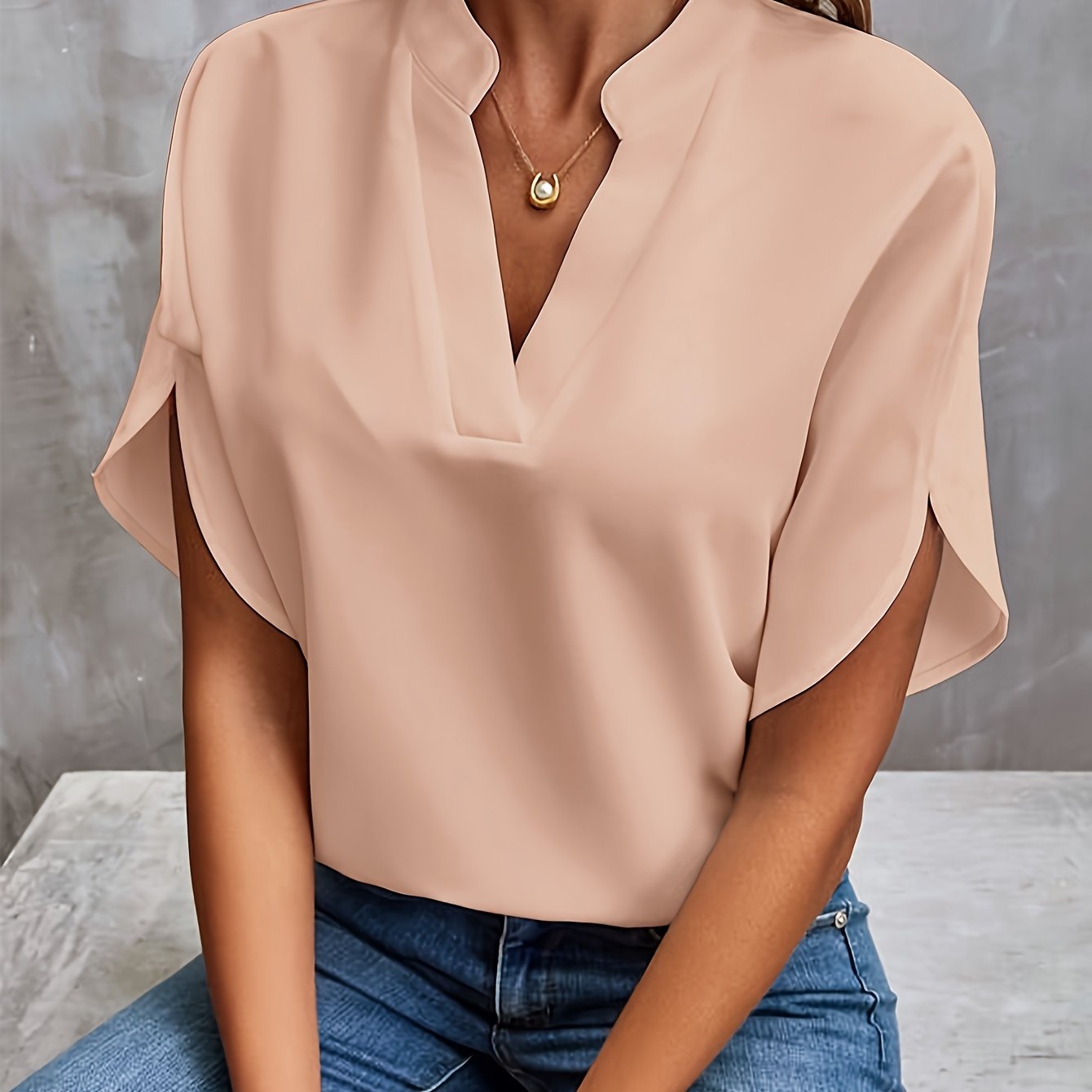 Sydney - Elegant and Casual V Neck Blouse for Women