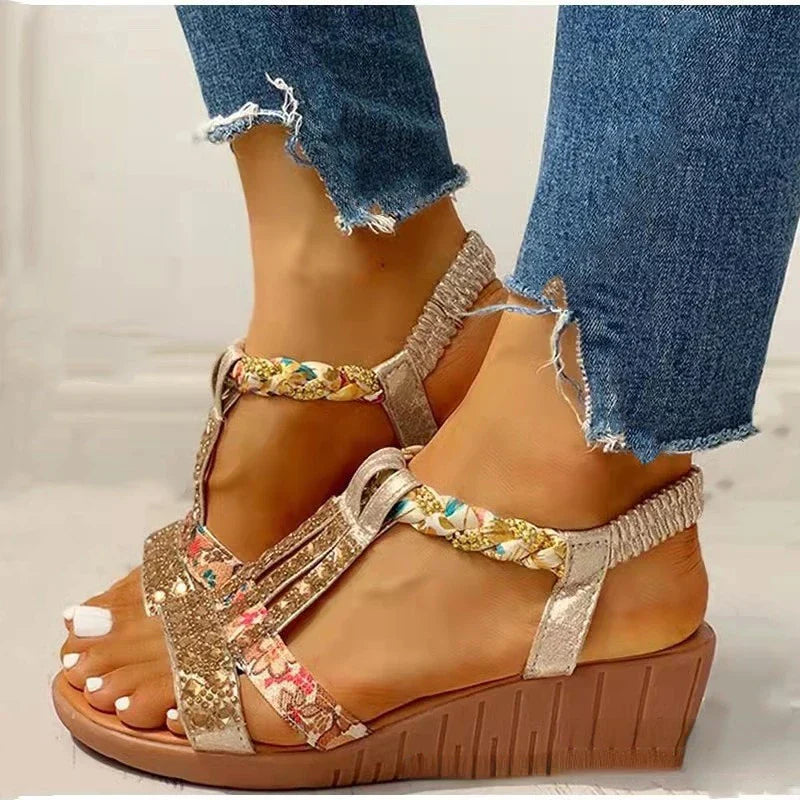 Billie - Elegant and Stylish Orthopaedic Wedge Sandals for Woman