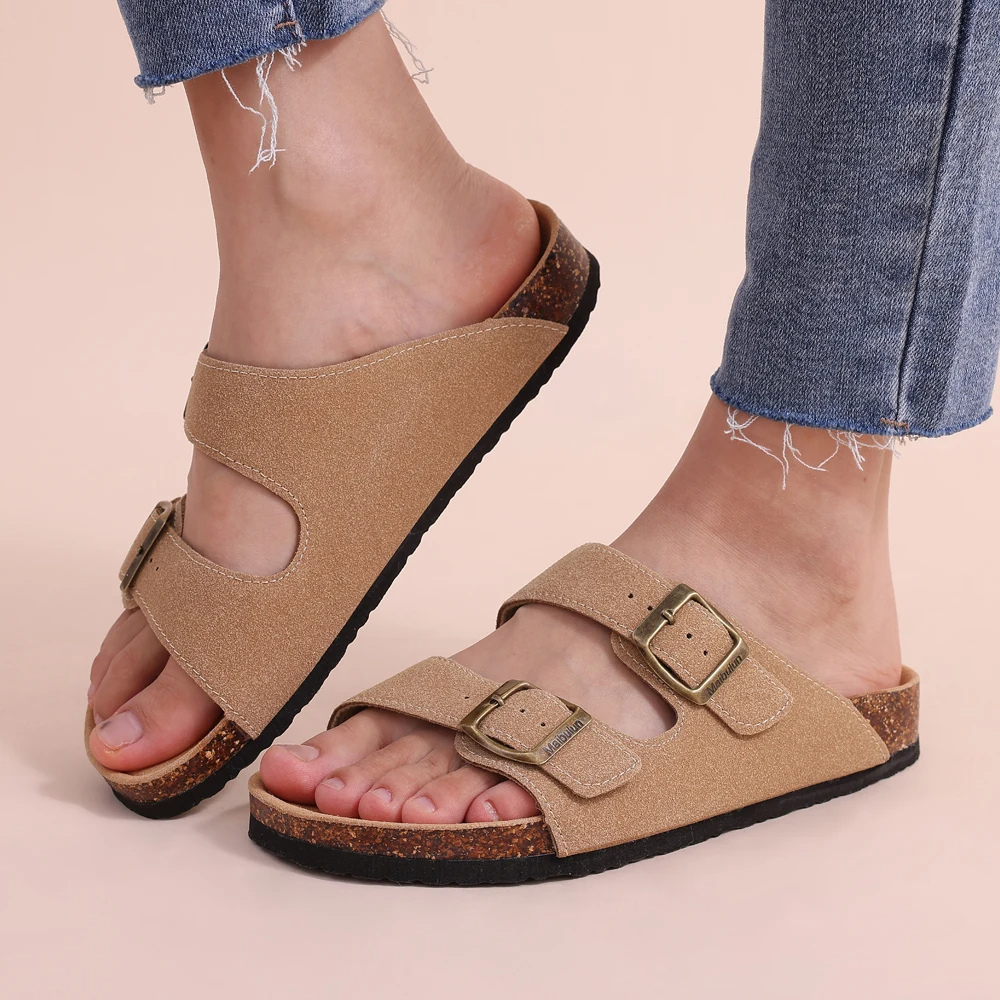 Dakota - Timeless and Classy Orthopaedic Sandals with Cork Footbed for Woman