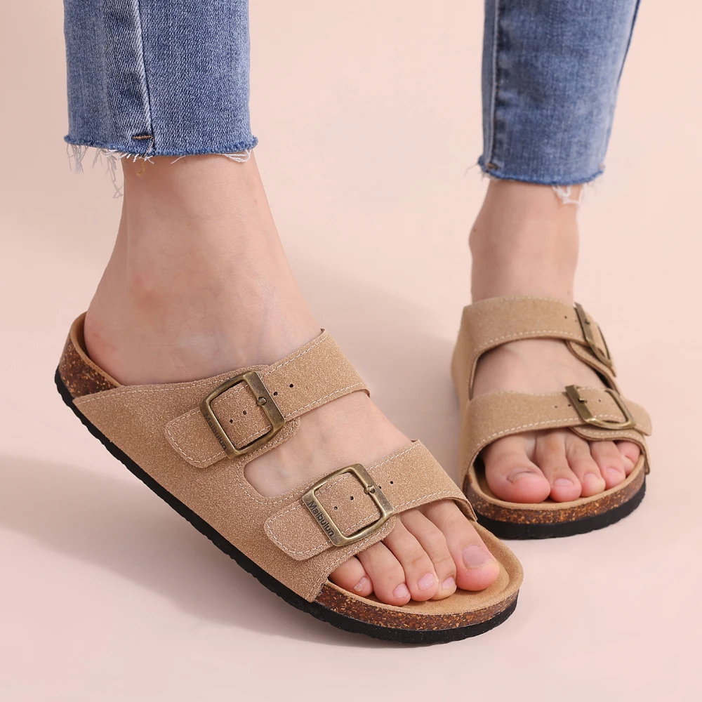 Dakota - Timeless and Classy Orthopaedic Sandals with Cork Footbed for Woman