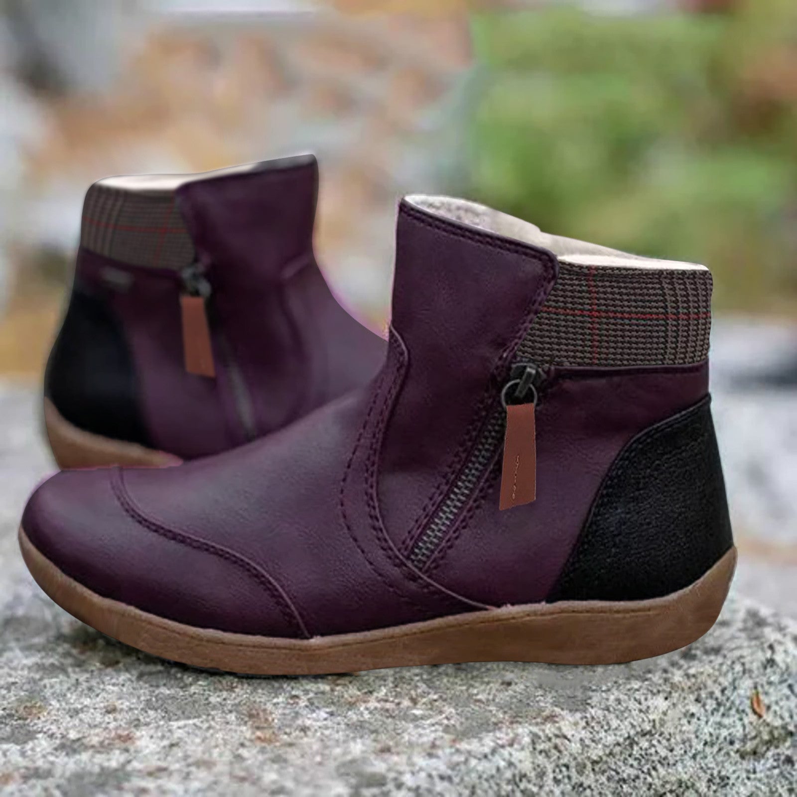 Tamara - Elegant and Chic Waterproof Orthopaedic Leather Boots for Woman