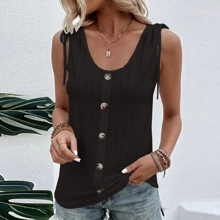 Matilda - Stylish and Comfy Shirt with Round Neckline for Women